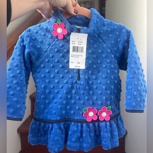 Florence Eiseman Blue Textured Toddler Sweater